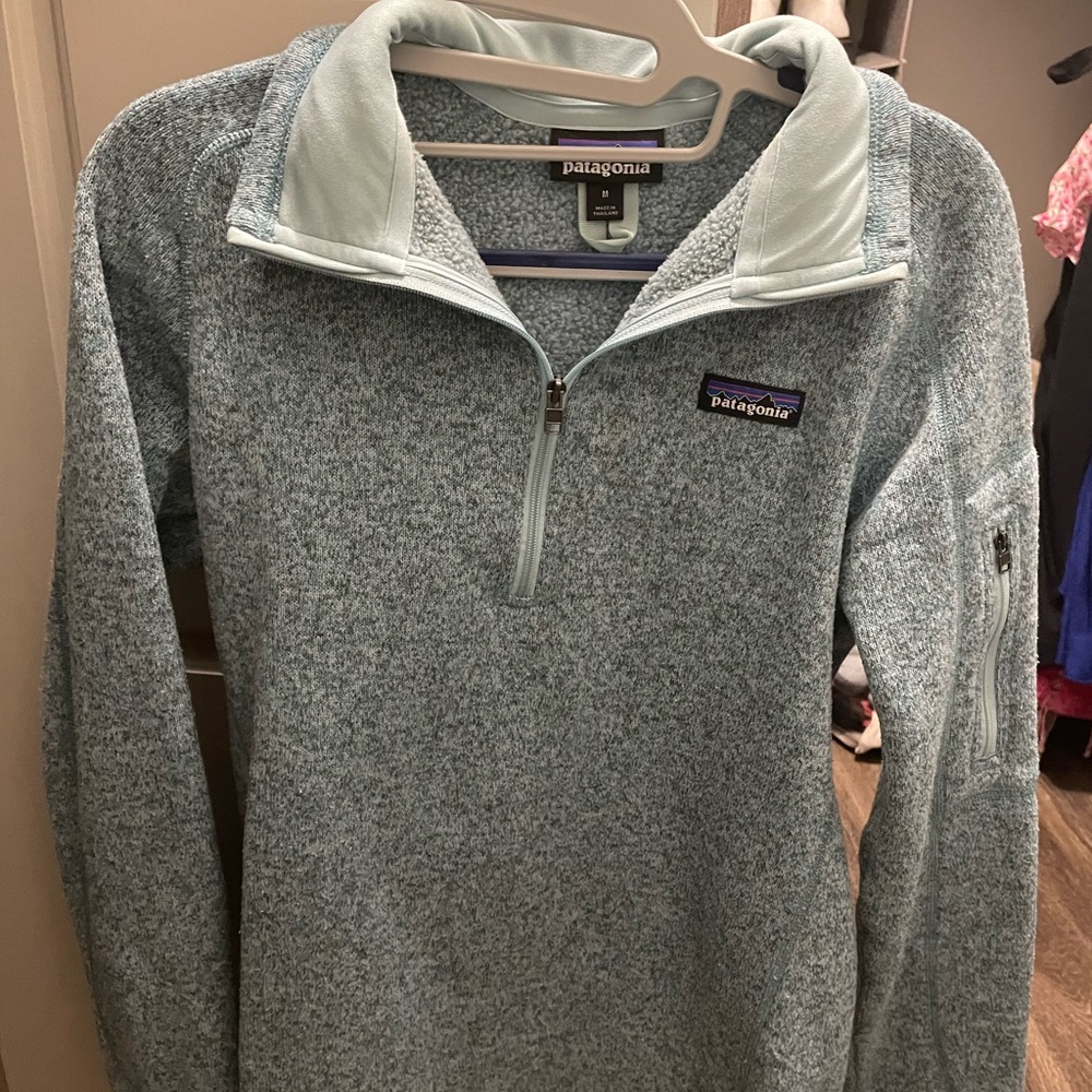 COPY - blue quarter zip patagonia FINAL OFFER